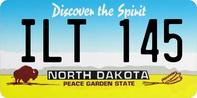 ND license plate ILT145