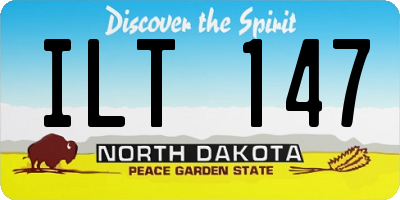 ND license plate ILT147