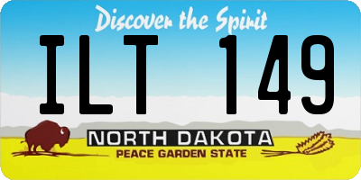 ND license plate ILT149