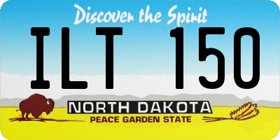 ND license plate ILT150