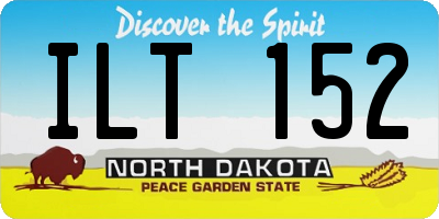 ND license plate ILT152