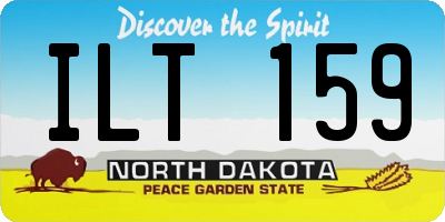 ND license plate ILT159