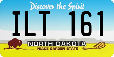 ND license plate ILT161