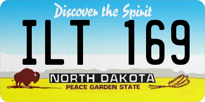 ND license plate ILT169