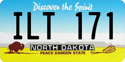 ND license plate ILT171
