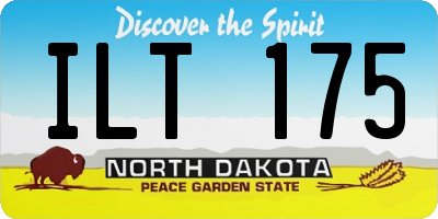 ND license plate ILT175