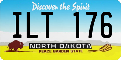 ND license plate ILT176