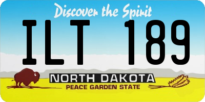 ND license plate ILT189