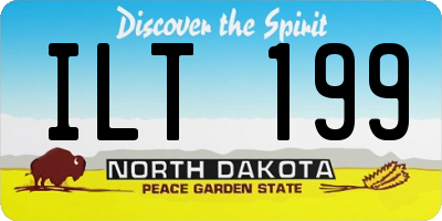 ND license plate ILT199