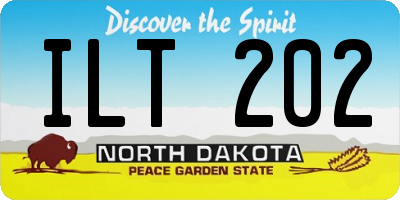 ND license plate ILT202