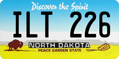 ND license plate ILT226