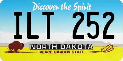 ND license plate ILT252