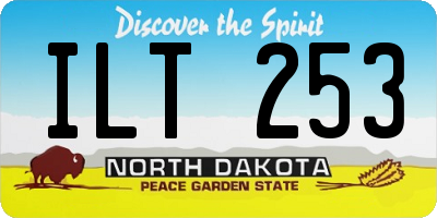 ND license plate ILT253