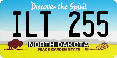 ND license plate ILT255