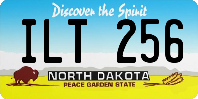 ND license plate ILT256