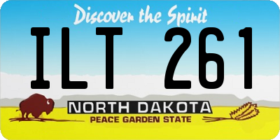 ND license plate ILT261