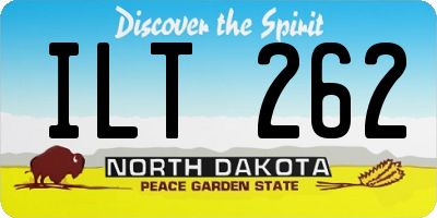 ND license plate ILT262