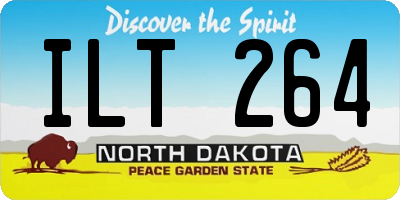 ND license plate ILT264