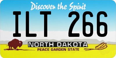 ND license plate ILT266