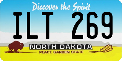 ND license plate ILT269