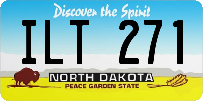 ND license plate ILT271