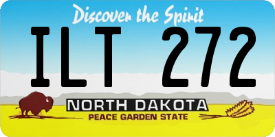 ND license plate ILT272