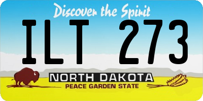ND license plate ILT273