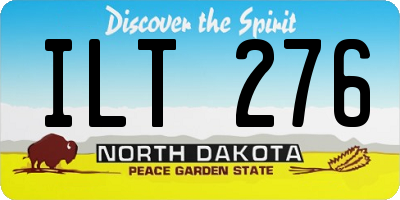 ND license plate ILT276