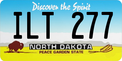 ND license plate ILT277