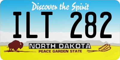 ND license plate ILT282