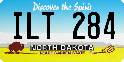ND license plate ILT284
