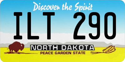 ND license plate ILT290