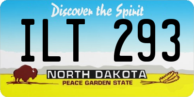 ND license plate ILT293