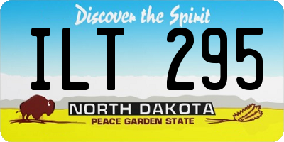 ND license plate ILT295