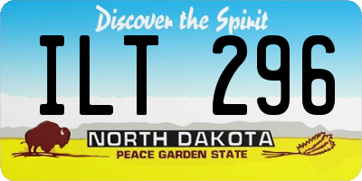 ND license plate ILT296