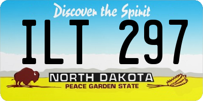 ND license plate ILT297