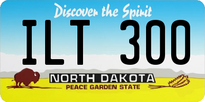 ND license plate ILT300