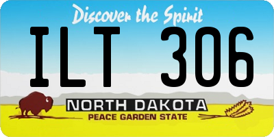 ND license plate ILT306