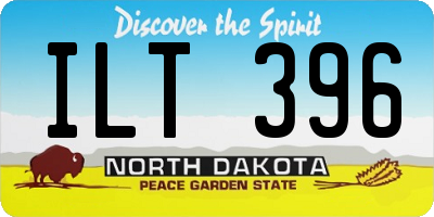 ND license plate ILT396