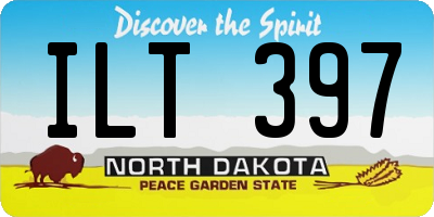 ND license plate ILT397