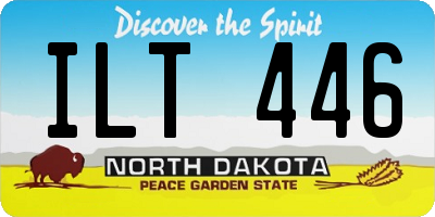 ND license plate ILT446