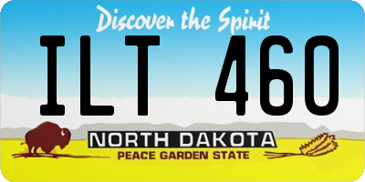 ND license plate ILT460