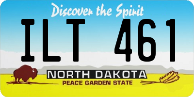 ND license plate ILT461