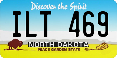 ND license plate ILT469