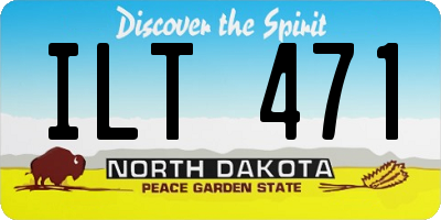 ND license plate ILT471
