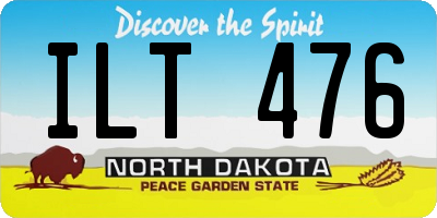 ND license plate ILT476