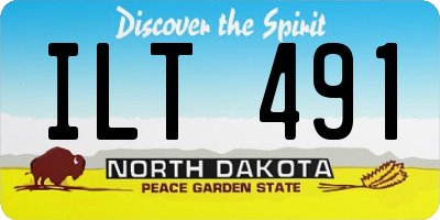 ND license plate ILT491