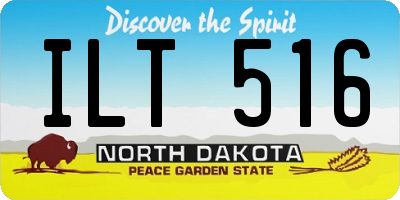 ND license plate ILT516