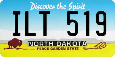 ND license plate ILT519