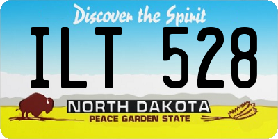 ND license plate ILT528